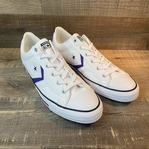 Converse Star Player Ox White Court Purple